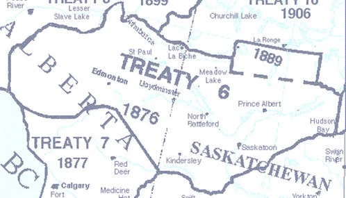 Treaty Six Map only